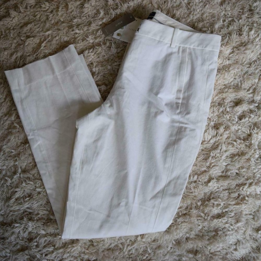 J.Crew $128 Maddie pants Bi-Stretch Cotton F9059